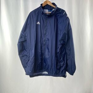 Vintage Y2K‎ adidas Windbreaker Full Zip Jacket in Blue Size XXL